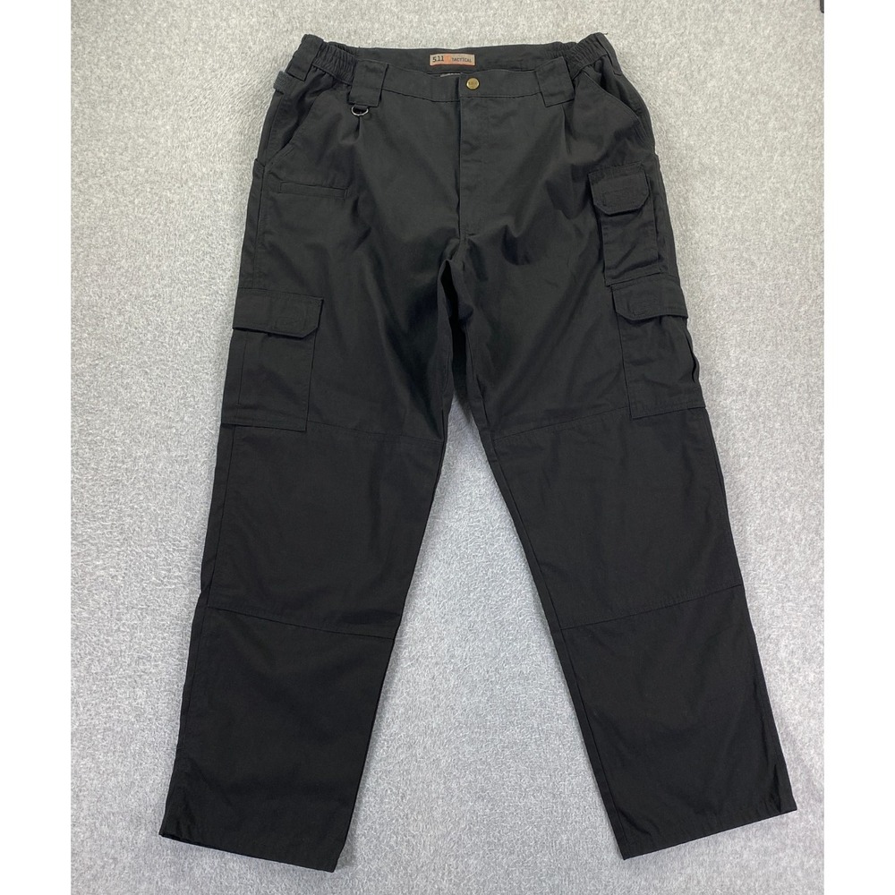 5.11 Tactical Taclite Pro Pants Mens 38x32 Black Cargo Utility Ripstop 74273-019